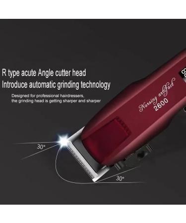 Professional Retro Hair Clippers with LED Screen & USB Charging - Men's Electric Hair Trimmer for Precise Grooming - Buy Online on GoSupps.com