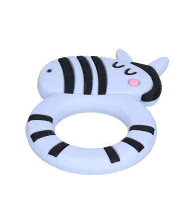 Teether Tooth Fixer Practice Grip Cleaner Oral Baby Teether Portable Strips Horse Shape for Changing Teeth for Teething(Blue)
