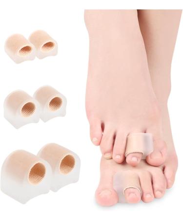 Toe Corrector Spacer: Bunion Preventing Ring Sleeves - 3 Pair Set for Nail Problems - Buy Online on GoSupps.com