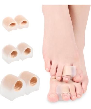 6-Piece Gel Toe Spreader Set for Hallux Valgus Relief | Alleviate Pressure & Pain for Overlapping Toes - Small Size - Buy Online on GoSupps.com