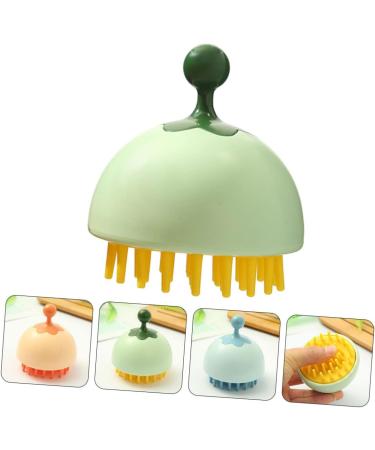 minkissy Scalp Hairbrush Shampoo Massage Comb Massage Brush Cleansing Brush Double Use Design Random Color - Buy Online on GoSupps.com