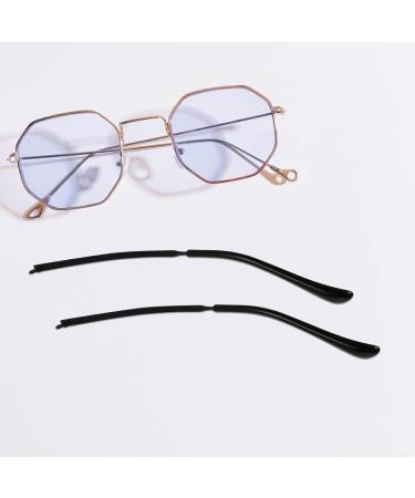 Ultechnovo Accessories: Metal Temple Arm Replacement Covers for Sunglasses - Glasses Repair Set (Black 14x3cm) - Buy Online on GoSupps.com