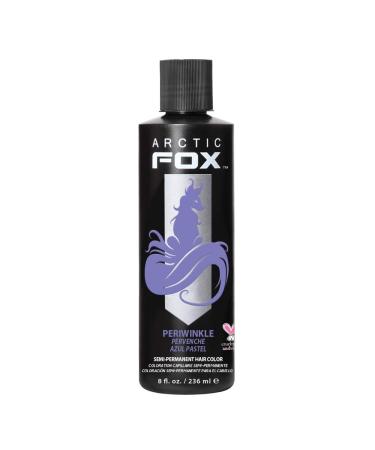 ARCTIC FOX Vegan and Cruelty-Free Semi-Permanent Hair Color Dye (8 Fl Oz  PERIWINKLE) 8 Fl Oz (Pack of 1) Periwinkle