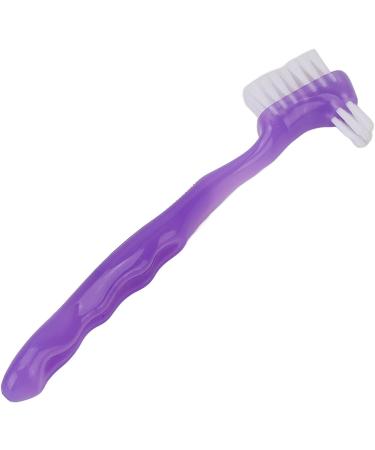 Portable False Teeth Brush for Elderly - Effective Plaque & Dirt Removal | Travel-Friendly Dental Care Gift (Purple - Buy Online on GoSupps.com