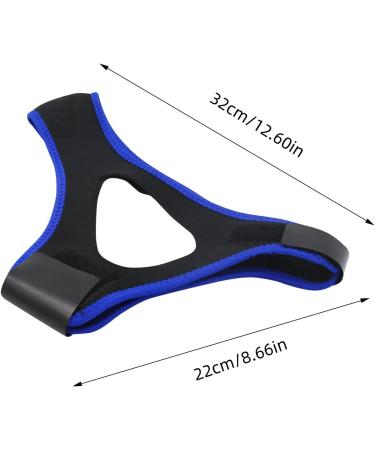 Airflow Jaw Strap Air Flow Jaw Strap Snoring Chin Strap Breathable Unisex Jaw Support Facial Lifting Strap (Black 1PCS) - Buy Online on GoSupps.com