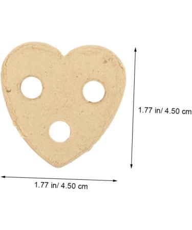 Frcolor 10-Pack Heart-Shaped Moxa Sticks for Moxibustion - Chinese Natural Wormwood Cake - 4.5x4.5cm - Relaxing Moxa Blocks - Buy Online on GoSupps.com