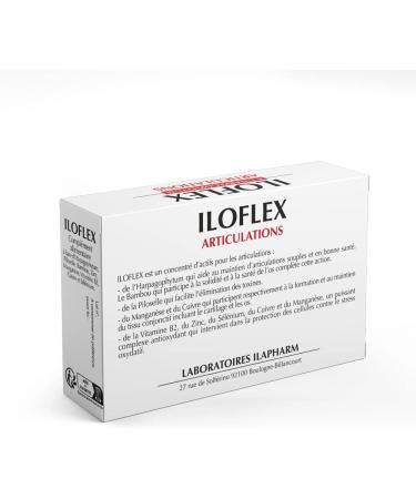 Ilapharm Laboratories - ILOFLEX - Relieve your joint stiffness - Box of 60 capsules - Buy Online on GoSupps.com
