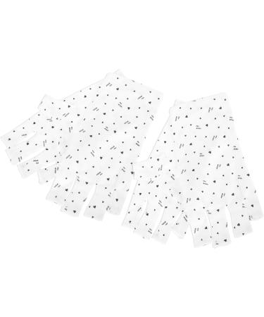 minkissy 4 Pairs Nail Gloves Gel Manicure Uv Gloves Fingerless Anti Uv Glove Uv Protection Gloves for Manicures Uv Gloves for Gel Manicures Miss Polyester Non-Slip Light - Buy Online on GoSupps.com