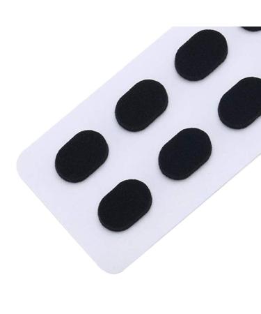24 Pairs Non-Slip Soft Adhesive Nose Pads for Glasses & Spectacles - Black 1.0 mm - International Shipping Available - Buy Online on GoSupps.com