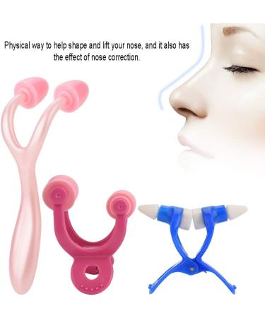 ACOGEDO 3 Piece Nose Shaper Massager Rollet for Nose Shapes and Lifts with Easy to Use Correction Clips for Facial Care Type A - Buy Online on GoSupps.com