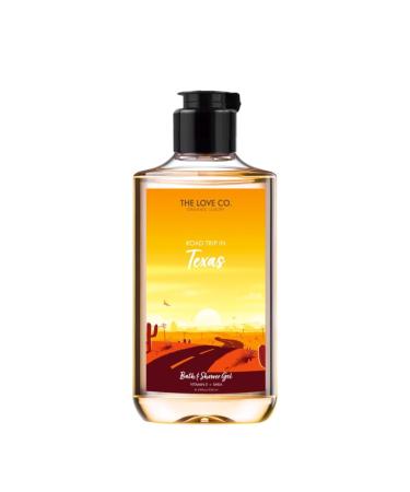 Texas Body Wash Shower Gel | Refreshing & Hydrating Formula | Unisex Bath & Body Wash for Men & Women | Vegan & Paraben Free | Vegan & Cruelty-Free | Travel Essentials |250ml