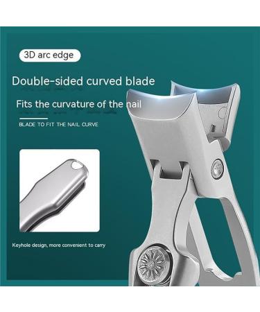 Argumub Luxgrip German Toe Nail Clippers for Thick Nails Lux Grip German Nail Clippers Ultra Wide Jaw Toenail Clippers Heavy Duty Nail Cutter (Black) - Buy Online on GoSupps.com
