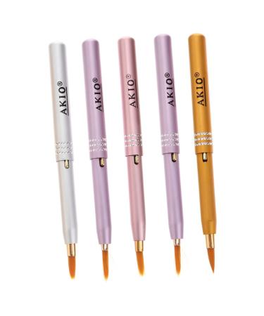 10 Pcs Retractable Lip Brush Set - Reusable Lipstick Applicators & Exfoliating Makeup Tools for Perfect Lips - Buy Online on GoSupps.com