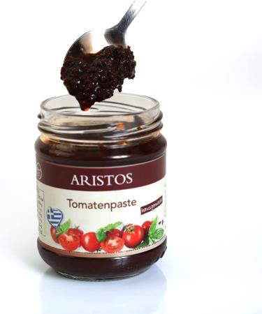 ARISTOS Vegetable paste made with sun-dried tomatoes in a 180g jar - Greek tomatoes - Aritos - Buy Online on GoSupps.com