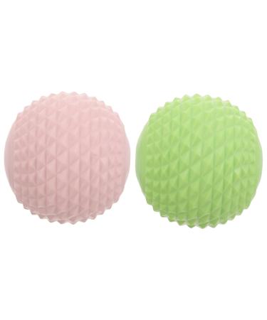 Beaupretty 2st deep massage ball Back massage ball peanut rehabilitation massager back massage devices peanut massage roller leg massage ball back roll fitness hand magnet fascia ball