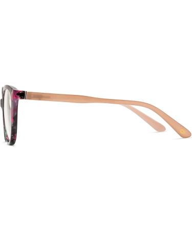 Sofia Vergara x Foster Grant Candra Blue Light Glasses - Pink Tortoise 53mm - Women's Stylish Eyewear for Computer Use - Buy Online on GoSupps.com