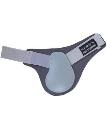 HKM 8551 Fetlock Boots - Softopren for Hind Legs | Anatomical Design | Light Grey/Dark Grey | Size S for Ponies - Premium International Shipping - Buy Online on GoSupps.com