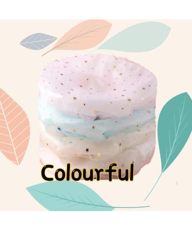 Waterproof Reusable Bath Cap for Women & Kids - Yellow | Double Layer PEVA Shower Hair Protection - Buy Online on GoSupps.com