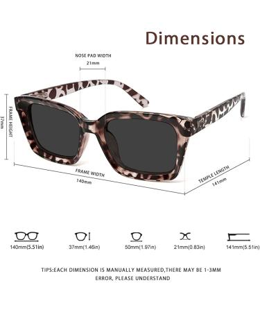 JiSoo Oversized Reading Glasses for Women - Stylish Designer Readers (1.75x) with Spring Hinge - S-demi Sunglasses - Buy Online on GoSupps.com