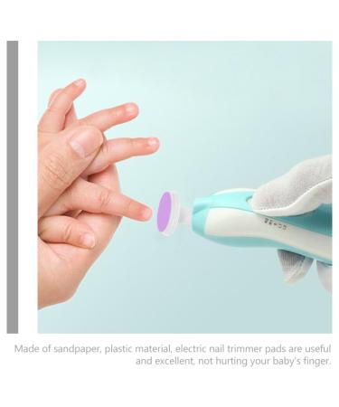 Housoutil 24-Piece Electrical Nail Cutter Replacement Pads for Baby Nail Files Safe & Effective Baby Nail Care - Buy Online on GoSupps.com