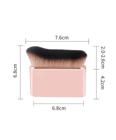 Siren Brush - Pro Foundation Brush for Liquid Makeup & Flawless Powder Cosmetics | Rose Gold Body Brush (1 pc) - International Shipping Available - Buy Online on GoSupps.com