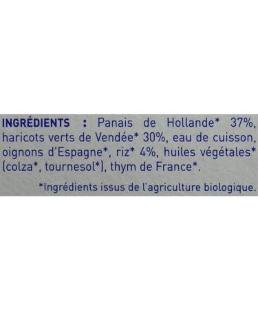 Babybio Vend e Green Parsnip/Beans Rice Pots 400 g - Pack of 6 - Organic - Buy Online on GoSupps.com
