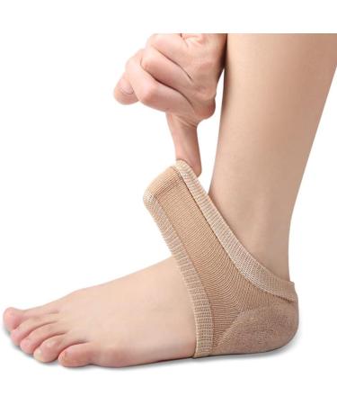 minkissy 2 Pairs Moisturizing Heel Socks Open Toe Socks Cracked Gel Heel Protector Toeless Spa Socks Heel Repair Socks Footcare for Dry Hard Cracked Skin B - Buy Online on GoSupps.com