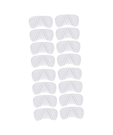 GLEAVI 8 Pairs Half Size Back Shoe Heel Inserts Heel Stickers Wear-Resistant Heel Liners Heel Protectors Shoe Supply Heel Inserts for Women Daily Heel Pads High Heel Gel Non-Slip Miss
