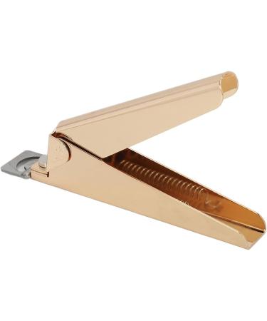 Fake Nail Clipper High Strength Fake Nail Trimmer Convenient Grip U Shape Labor Saving Spring Lightweight Stainless Steel for Home and Salon Use (Gold) - Buy Online on GoSupps.com