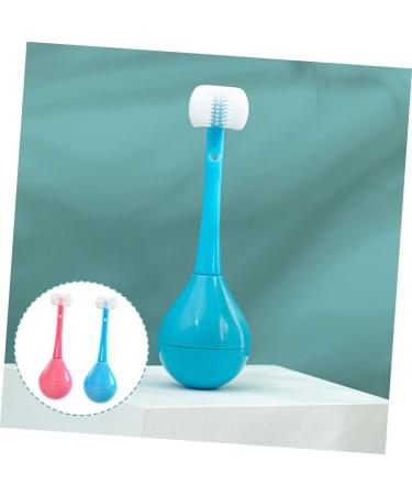 Gatuida 2-in-1 Tumbler Toothbrush for Kids | 360 U-Type Dental Care & Oral Hygiene for Toddlers | Manual Handheld Toothbrush - Buy Online on GoSupps.com