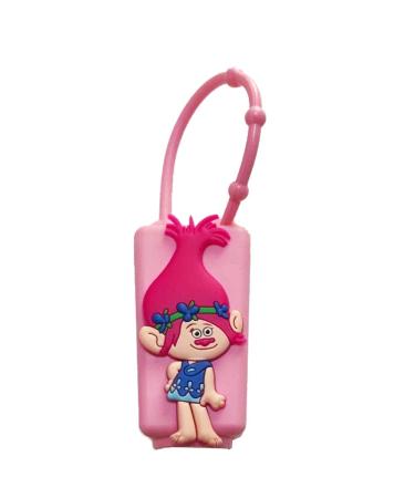 GOODYEZZ Poppy PVC Silicone Cover Compatible with 1 Oz Travel Size Lotion Hand Gel Sanitizer Holder Case