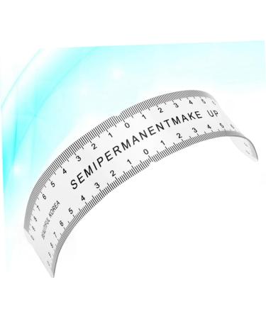 HAPINARY 4 Pcs Flexible Eyebrow Measure Embroidery Supply Lamination Tool Reusable Brow Ruler Black - Buy Online on GoSupps.com