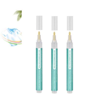 Stain Removing Pen Bleach for Clothing Bleach Pen for Clothing Portable Bleach Pen Wash Free Stain Remover Grease Stain Remover Bleach Pen Suitable for a Variety of Fabric Clothing (3)