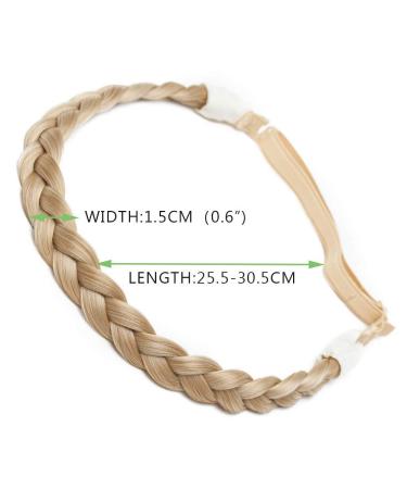 SEGO Hair Extensions: Adjustable Braid Headband - Honeyblond & Bleich Blond - Elastic Stretch Beauty Accessory for Women - Buy Online on GoSupps.com
