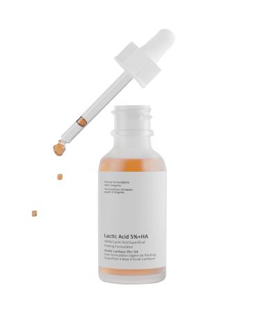 Lactic Acid Serum For Women 30ML Moisturizing Lactic Acid 5% + Hyaluronic Acid Face Serum For Exfoliating Exfoliating Serum For Dry Skin. 1PCS