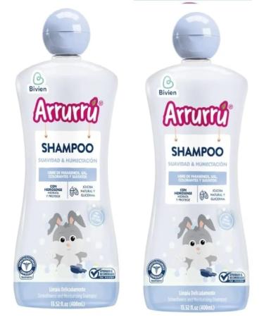 Arrurru Shampoo Set - Smoothness & Moisturizing with Jojoba & Glycerin for All Hair Types | 2x400ml (13.5oz) - International Shipping Available - Buy Online on GoSupps.com