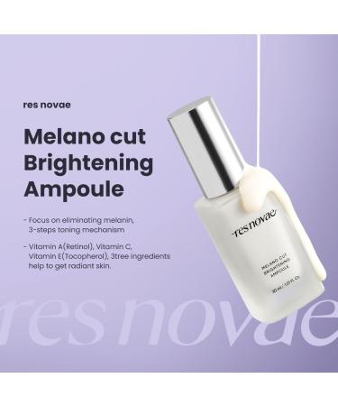 Melano Cut Brightening Ampoule 15ml - Vitamin Facial Serum with Niacinamide Glutathione & Retinol for Radiance | Melanin Correcting Serum - Buy Online on GoSupps.com