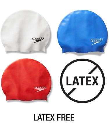 Speedo Silicone Swim Cap - Unisex Adult Speedo Black - Buy Online on GoSupps.com