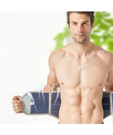 Lordosis Support Belt for Back Pain Relief - Intervertebral Disc Orthopedics Waist Decompression with Removable Double-Pull Belts & Steel Rails | Unisex XXL Gray - Buy Online on GoSupps.com