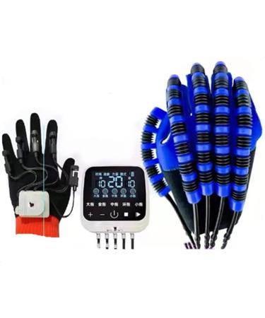Rehabilitation Robot Gloves Upgraded Gloves Finger Rehab Training Device High-tech Mirror Powerful Hand and Finger Robot Gloves Rehabilitation Equipment Left Large