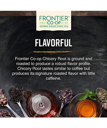 Frontier Natural Roasted Chicory Root Granules - 16 oz (453 g) | Herbal Coffee Alternative - Buy Online on GoSupps.com