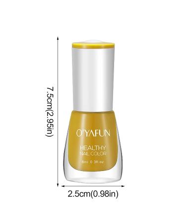 Vipomkowa Non-Toxic Nail Polish - Eco-Friendly Quick-Dry Water-Based - 8ml (Single Pack) - Perfect Pull-Off Formula - Buy Online on GoSupps.com