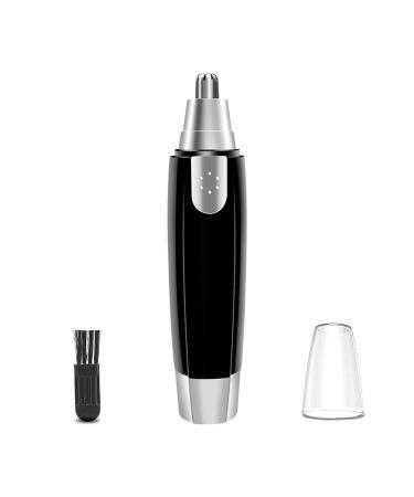 Nose Hair Trimmer for Men and Women Ear and Nose Hair Clipper Professional Painless Eyebrow and Facial Hair Trimmer Battery-Operated with Washable Head