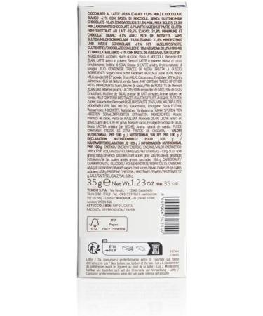 Venchi - Mini Chocolate Bar Cremino 1878 30 g - With Piedmont Hazelnut Paste - Gluten Free - Buy Online on GoSupps.com