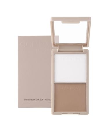 Face Matte Bronzer | Long-Lasting Matte Bronzer Contour Makeup Supplies - Multifunctional Pressed Powder Shimmer Bronzer Shiny Bronze Booster Highlight for Girls Daily Makeup Contour Powder Group B