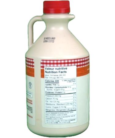 Maple syrup in 1 liter jug - Amber - Direct producer - 100% pure from Canada - Les Tr sors d'maple - Authentic and 100% natur - Buy Online on GoSupps.com