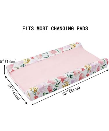 Baby Changing Pad Cover Super Soft Stretch Fabric Infant Changing Pad Cover for Baby Boy and Girl 16 * 32 Inch Type 4 - Buy Online on GoSupps.com