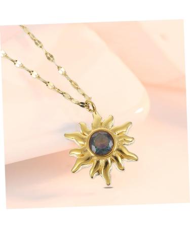 CALLARON 1 Pc Sunflower Pendant Necklace Necklaces Multilayer Pendant Necklace Stylish Necklace Grace - Buy Online on GoSupps.com