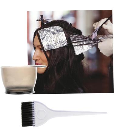 Hair Dye Brush Professional Salon Hair Coloring Dyeing Kit Hair Dye Color Brush and Bowl Set Dye Brush Mixing Bowl for Hair Tint Dying Coloring Applicator Grey Hair Dye Kit Gray - Buy Online on GoSupps.com