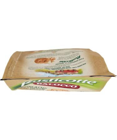  Balocco Balocco Rusticotte Biscotti Integrali ai 5 Cereali Whole Grain with 5 Cereals with Chia Seed Flax Seed and Sunflower Seed 100% Italian Cookies 700g - Buy Online on GoSupps.com